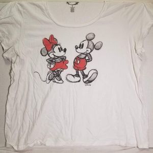 Mickey and Minnie Scoop Tee